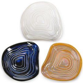 YIMITEE 3 Pack Ceramic Spoon Rest for Stove Top, 5.7" Cooking Spoon Holder for Kitchen Counter, Dishwasher Safe Spatula Rack, Heat Resistant Stern Utensil Rest for Tong Ladle Coffee Spoons, Home Decor