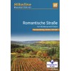 Fernwanderweg Romantische Straße: Von Würzburg nach Füssen, 1:50.000, 500 km,