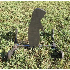 Magnum Target 3/8" AR500 Prairie Dog Rocking Ground Stand - Hardened Steel Shooting Target