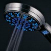 Hotel Spa 3 Colors LED Hand Shower with Temperature Display,