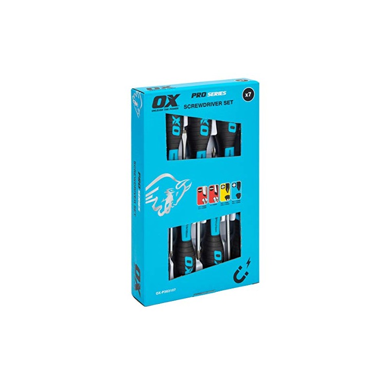 OX Pro 7 Piece Screwdriver Set - Card Display Box