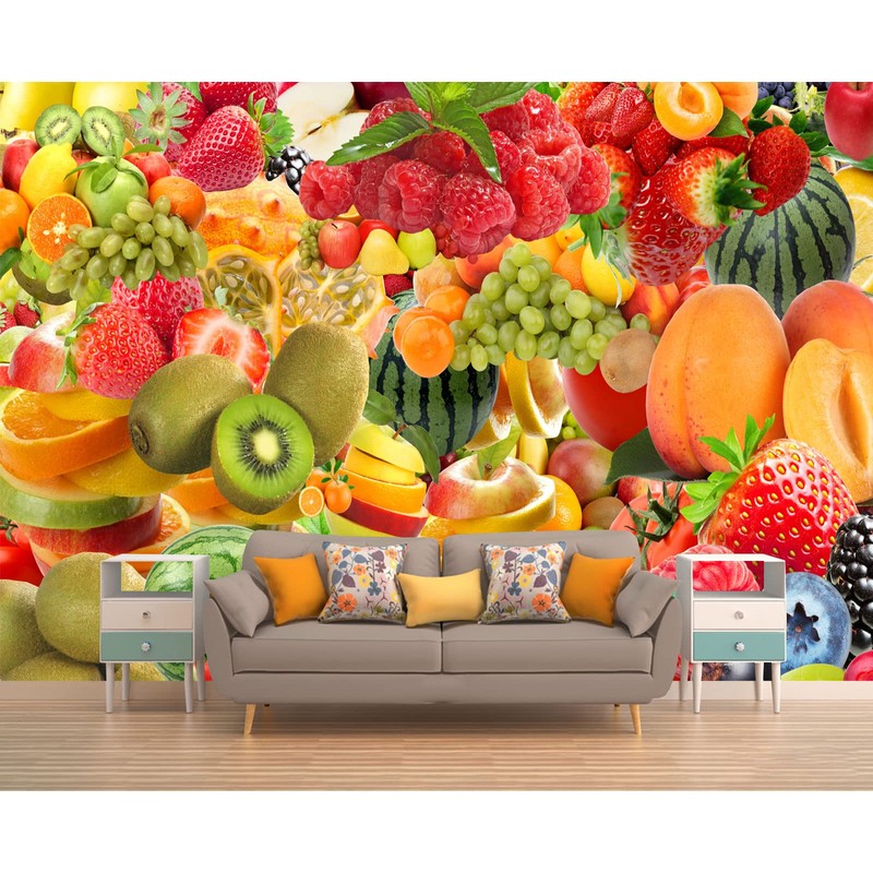 Eierme Fruit Cocktail Wall Mural Wallpaper 178" x 117"
