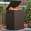 JUMMICO 52 Gallon Package Delivery Box for Outside, Resin Outdoor