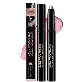 Erinde Waterproof Eyeshadow Stick, Cream Eye Shadow Stick, Long-Lasting, Crease-Proof, Cream to Powder Buildable & Blendable Eye Shadow Pencils Crayon, Vegan & Cruelty-Free #08