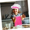 WOONEKY 1 Set Cooking Playset Girl Baking Apron Chef Hat