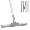 Xifando Floor Squeegee Broom - 52" Long Handle Rubber Scrubber