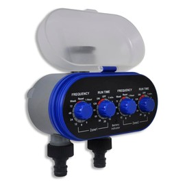 Irrigation Computer Timer Watering Double Spout