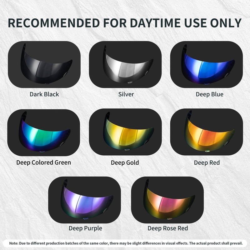 psler Qualifier Visor- Qualifier Helmet Visor Motorcycle Face Shield Accessories
