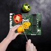 Motherboard Motherboard Glass Chopping Board - Technological Design for Your