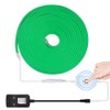 HEGEHE Dimmable LED Neon Light Strip Kit, 2m Green Neon