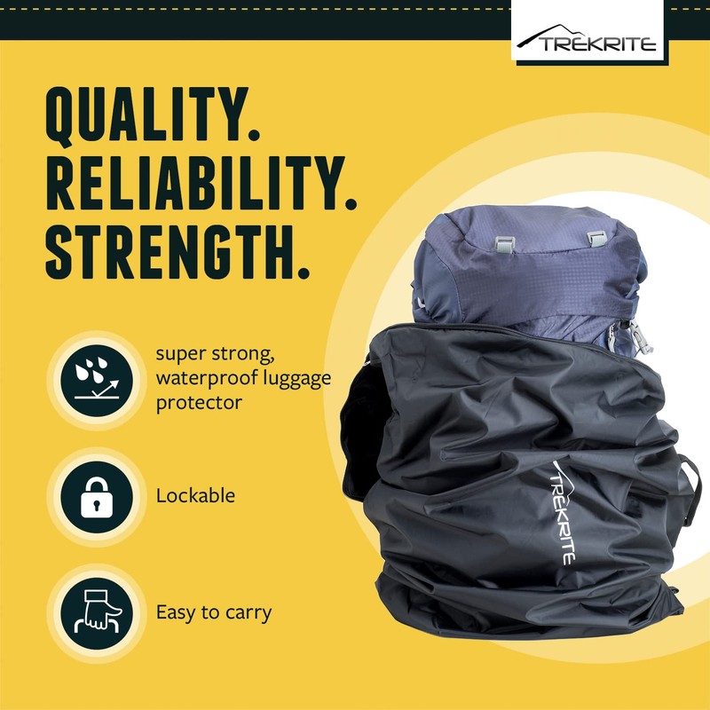 Trekrite in-transit Rucksack/Backpack Protector - Luggage/Bag/Holdall Flight Travel Cover