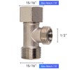 Bidet T Adapter - T Valve Adapter for Bidet, Made
