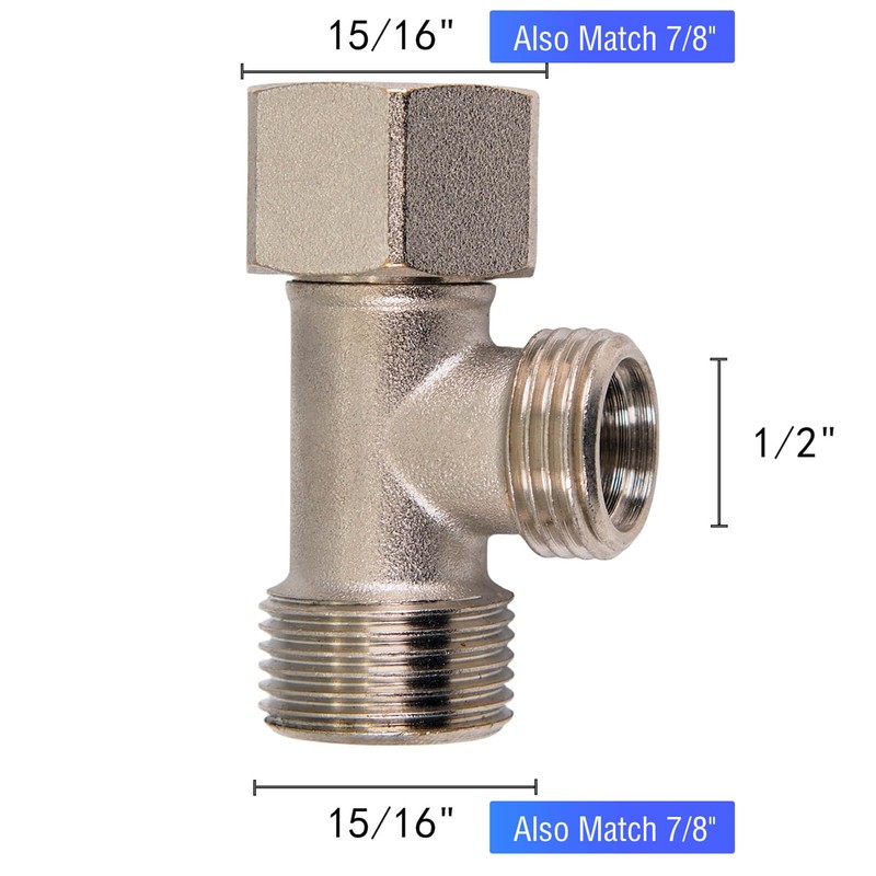 Bidet T Adapter - T Valve Adapter for Bidet, Made