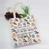 BNQL Owl Tote Bag Owl Gifts for Owl Lovers Owl