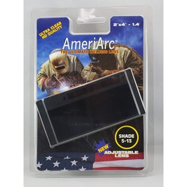 2x4 Auto-Darkening Welding Helmet Lens Variable shade 5-13, Clear Dark Lense, Autodarkening