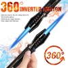 Mini Torch Lighter with Fuel Window - 5" Refillable Butane