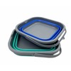 SAMMART 5.5L Set of 2 Collapsible Square Handy Bucket/Foldable SquareWater