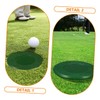 KOMBIUDA Golf Putting Cup Cover Plastic Training Tool for Practice