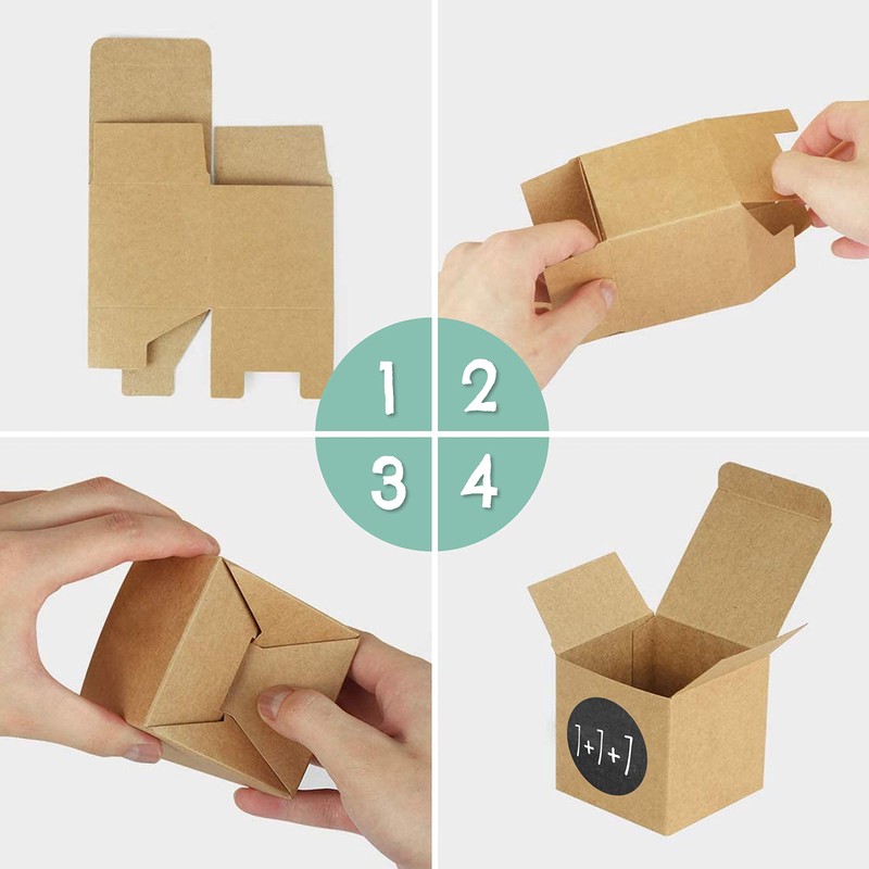 Papierdrachen 24 Advent Calendar Boxes for Filling – 24 Boxes