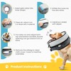 Inflatable Dog Cone Collar w/Pump - Medium + Dog Donut