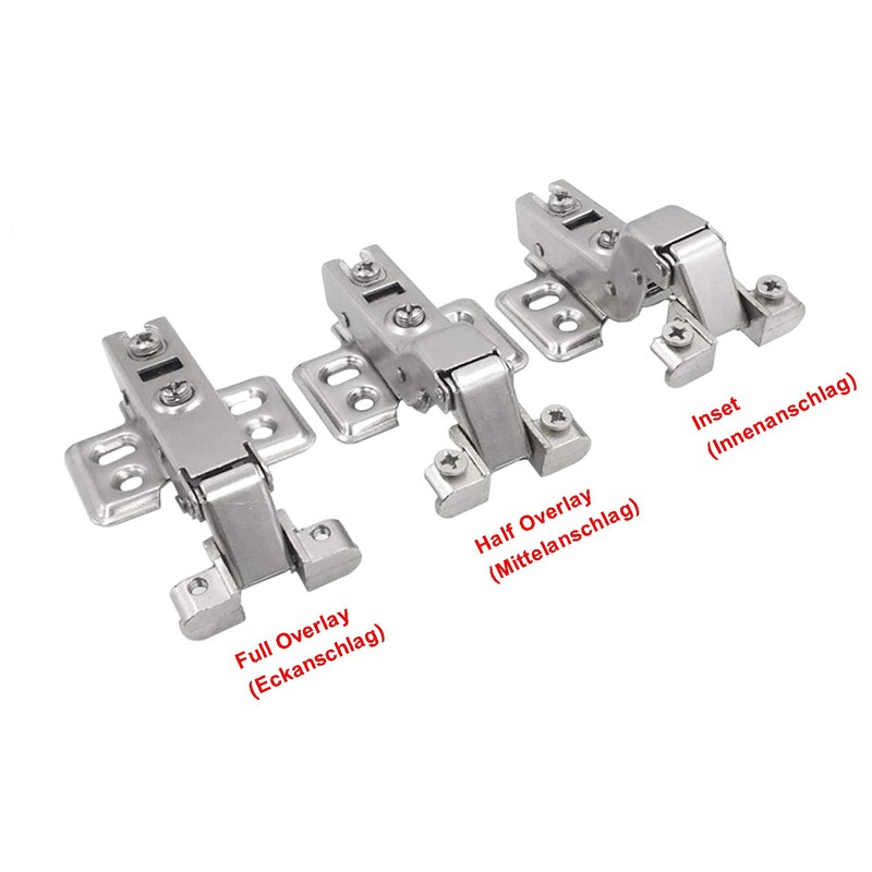 LOOTICH 95 Degree Full Overlay Hinge for Aluminum Framed Doors