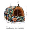 Wontee Bird Nest House Winter Warm Snuggle Hut Bird Bed