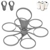 2 Pcs Folding And Swivelling Plastic Handheld Cup Holder， Carrying