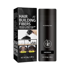 Polvo De Fibras Capilares Para Cabello Ralo, Relleno Instantneo Para Entradas Y Coronas, Aporta Volumen Y Efecto Natural, Ideal Para Estilo Con...    