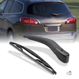 Shopauto Rear Windshield Wiper Arm Blade Assembly Compatible with 2008-2017 GM Buick Enclave Rear Window Wiper, Replacement 15280813, 25820122, 25800774