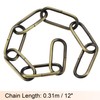 sourcing map Pendant Light Fixture Chain, 0.16 Inch Thick 12