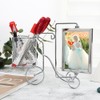 Unique Bicycle Shape Metal Picture Photo Frame Pen Holder Home