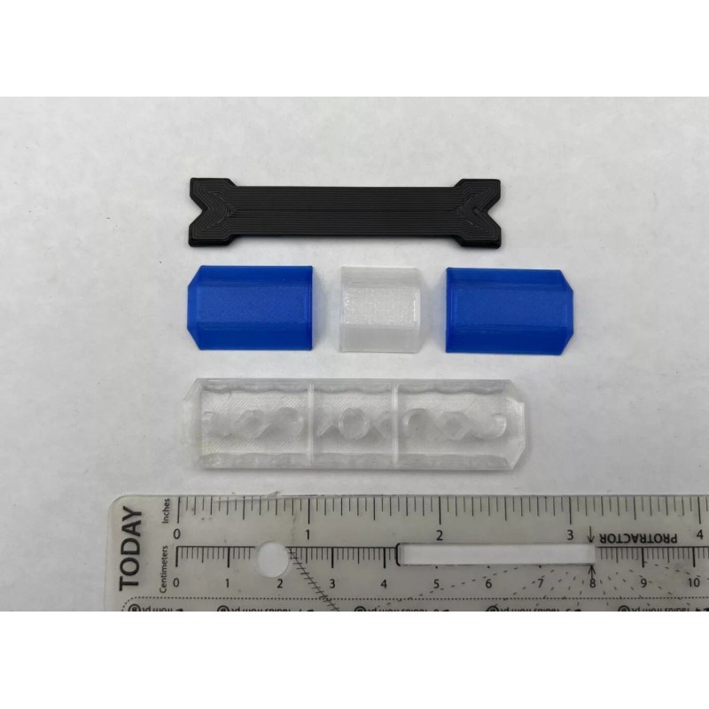 Non-operating Lightbar 1/18 Scale Clear Blue Code 3 MX7000 Lightbar