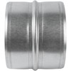 Vent Systems Galvanised Steel Pipe Connector 125mm Round Vent Duct