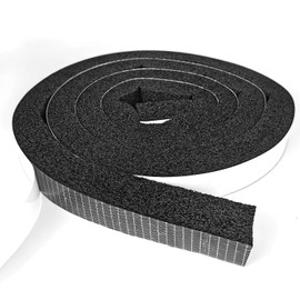 Weather Stripping Door Seal Strip, 1 in x 1 in, AC Insulation Tape, Strong Adhesive, High Reslilience, Weatherproof, Reduce Noise, Gap Filler, Foam Insulation Tape for Doors and Windows