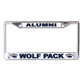 University of Nevada Wolfpack Alumni Chrome License Plate Frame