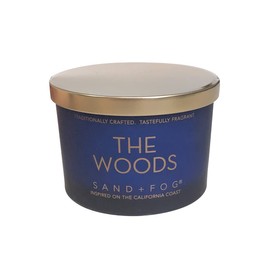 Sand + Fog Scented Candle - The Woods – Additional Scents and Sizes – 100% Cotton Lead-Free Wick - Luxury Air Freshening Jar Candles - Perfect Home Decor – 12oz