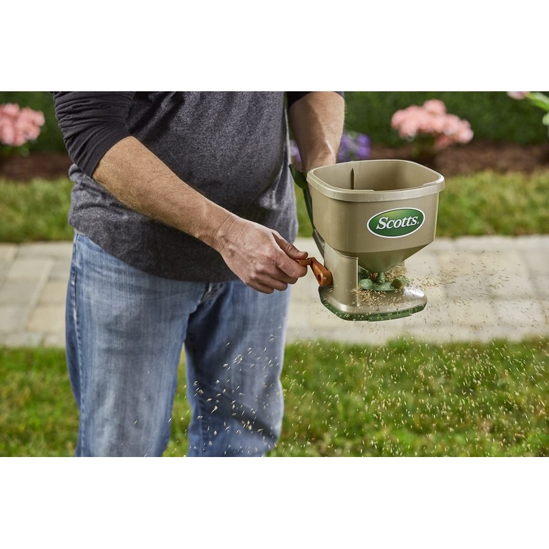 Scotts Whirl Hand Held Spreader (71006), Gray Small