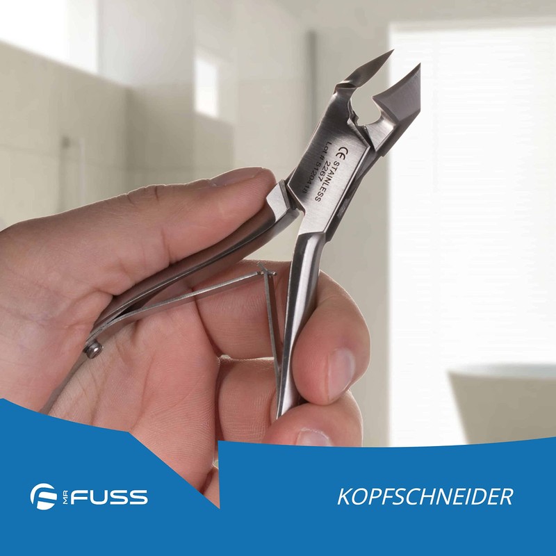 Mr. Fuss® Head Cutter Nail Clippers for Toenails 14 cm