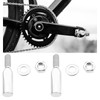 8 Pieces Crank Cotter Pins Replacement Metal Bicycle Crankshaft Pins
