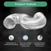 Flexible 4-Inch Aluminum Ducting, Dryer Vent Hose, Heavy-Duty Three-Layer Protection,