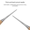 Tool with Wood Handle Leatherworking Tool Leather Hole Tool Stitching