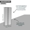 Windhager Basic Fly Screen Magnetic Curtain for Doors, Magnetic Fly