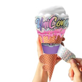 Grandi Giochi - Unicones Series 2, Ice Cone Hides A Unicorn with Accessories, 12 Different Figures - UNR01011
