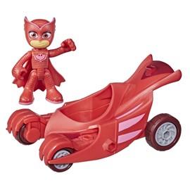 PJ Masks Owl Glider Preschool Toy, Owlette Car with Owlette Action Figure for Kids Ages 3 and Up Multicolor F2129
