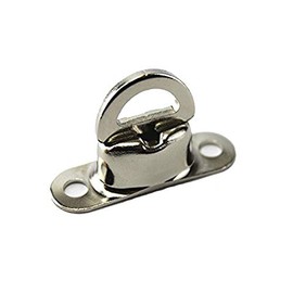 10 x screw cap for oval eyelets 22.5 mm x 13.5 mm, screw cap, stainless steel, stainless steel, tarpaulins