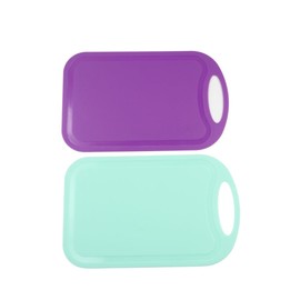 3Pcs Plastic Non-Slip Chopping Board, Small Fruit Cutting Board, Food Supplementary Fruit Vegetable Chopping Block Mat