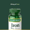 Nature’s Bounty Iron 65mg, 325 mg Ferrous Sulfate, Cellular Energy
