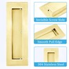 Dontay Sliding Pocket Door Handles, 304 Stainless Steel Non Locking