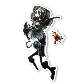 Plants vs. Zombies Garden Warfare 2 Wall Decal: Captain Deadbeard + Parrot Pal (40 in x 72 in)