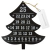Wooden Christmas Tree Chalkboard Advent Calendar Xmas Countdown with Chalk